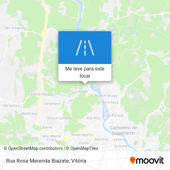 Rua Rosa Merenda Biazate mapa
