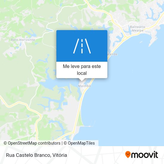Rua Castelo Branco mapa