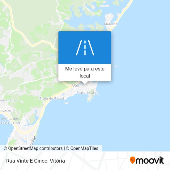Rua Vinte E Cinco mapa