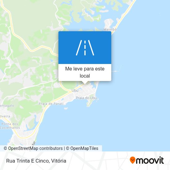 Rua Trinta E Cinco mapa