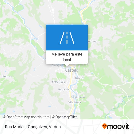 Rua Maria I. Gonçalves mapa