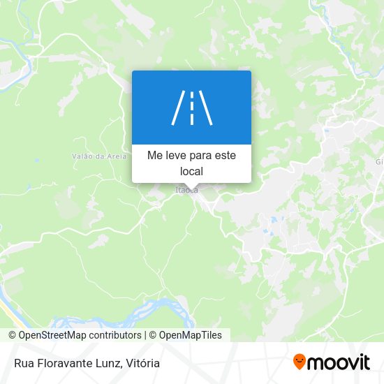 Rua Floravante Lunz mapa