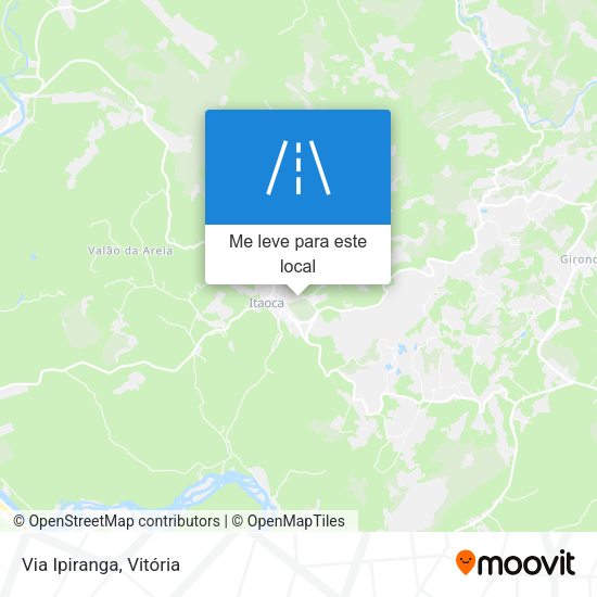 Via Ipiranga mapa
