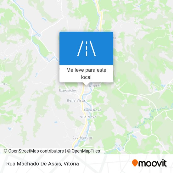 Rua Machado De Assis mapa