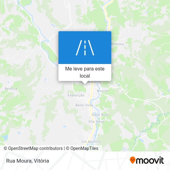 Rua Moura mapa