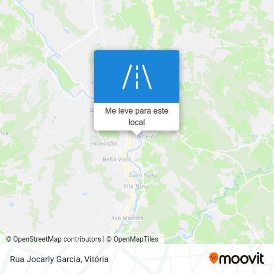 Rua Jocarly Garcia mapa