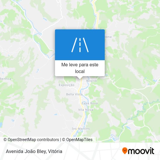 Avenida João Bley mapa