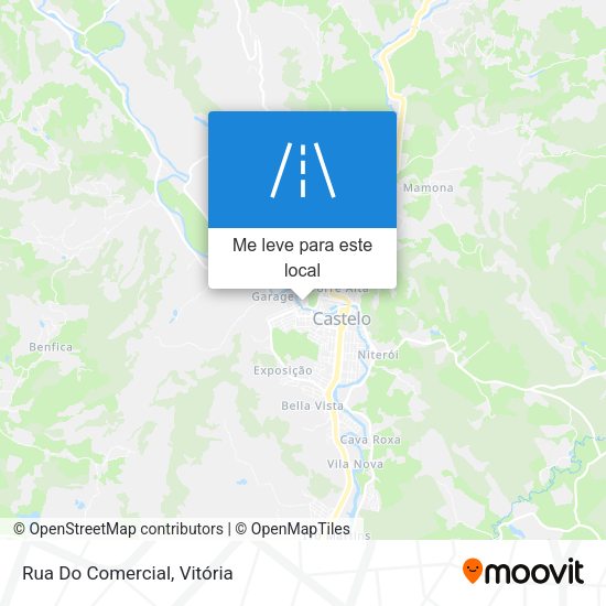 Rua Do Comercial mapa