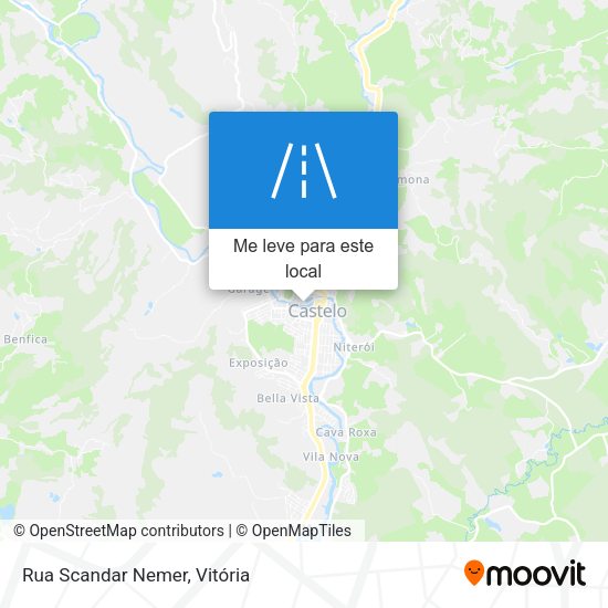 Rua Scandar Nemer mapa