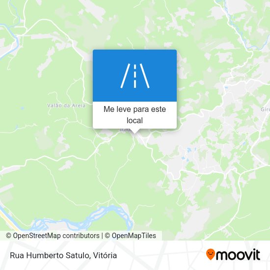 Rua Humberto Satulo mapa