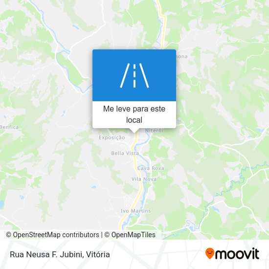 Rua Neusa F. Jubini mapa