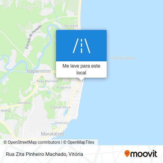 Rua Zita Pinheiro Machado mapa