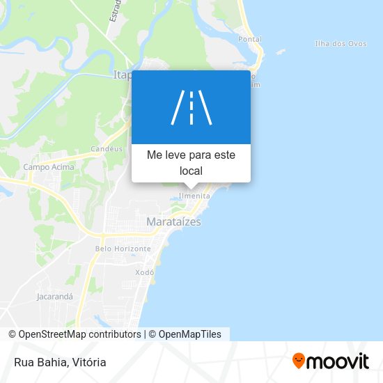 Rua Bahia mapa