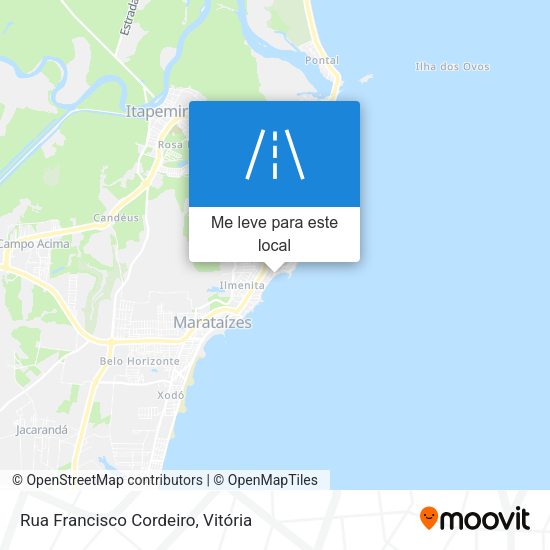 Rua Francisco Cordeiro mapa