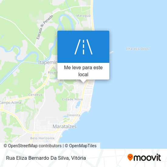 Rua Eliza Bernardo Da Silva mapa