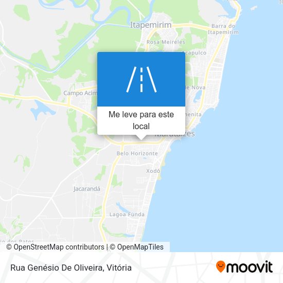 Rua Genésio De Oliveira mapa