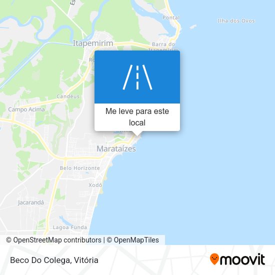 Beco Do Colega mapa