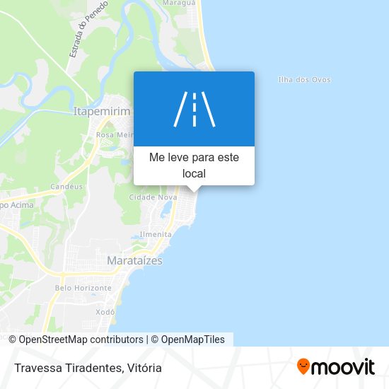 Travessa Tiradentes mapa