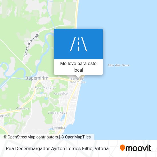 Rua Desembargador Ayrton Lemes Filho mapa