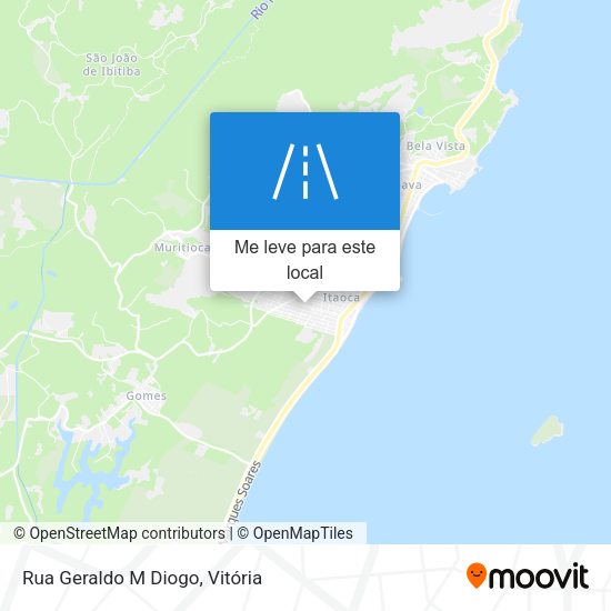 Rua Geraldo M Diogo mapa