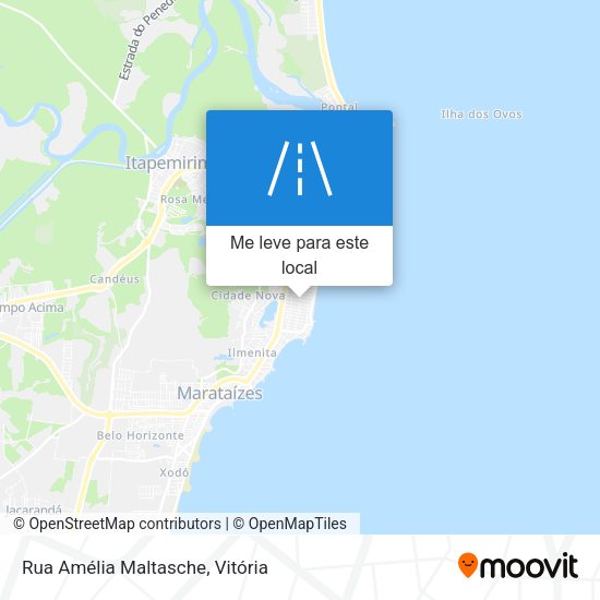 Rua Amélia Maltasche mapa