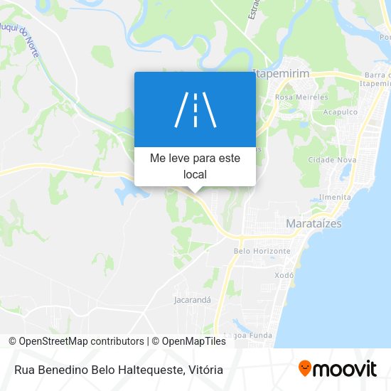 Rua Benedino Belo Haltequeste mapa
