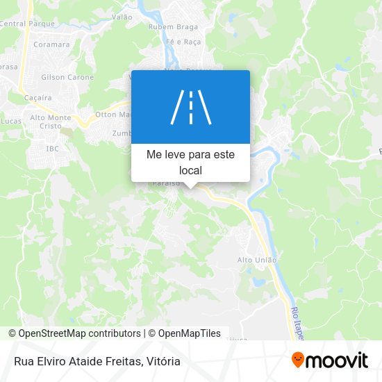 Rua Elviro Ataide Freitas mapa
