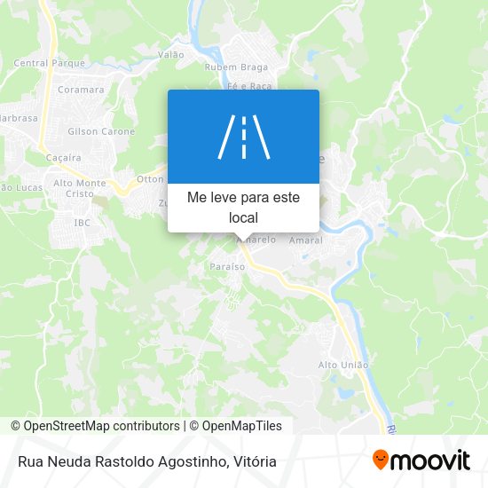 Rua Neuda Rastoldo Agostinho mapa
