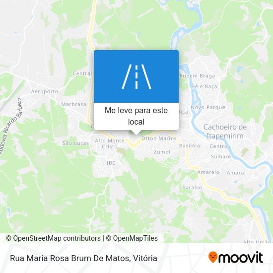 Rua Maria Rosa Brum De Matos mapa