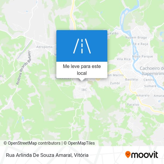 Rua Arlinda De Souza Amaral mapa