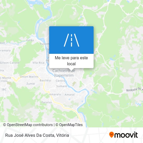 Rua José Alves Da Costa mapa