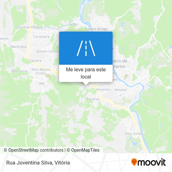 Rua Joventina Silva mapa