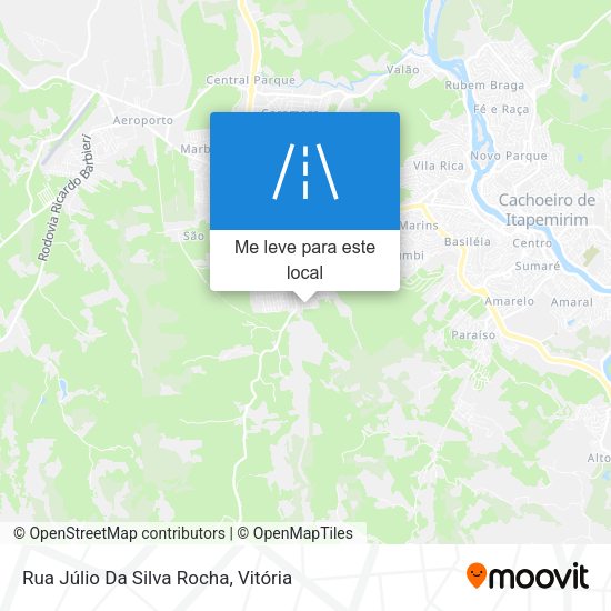 Rua Júlio Da Silva Rocha mapa