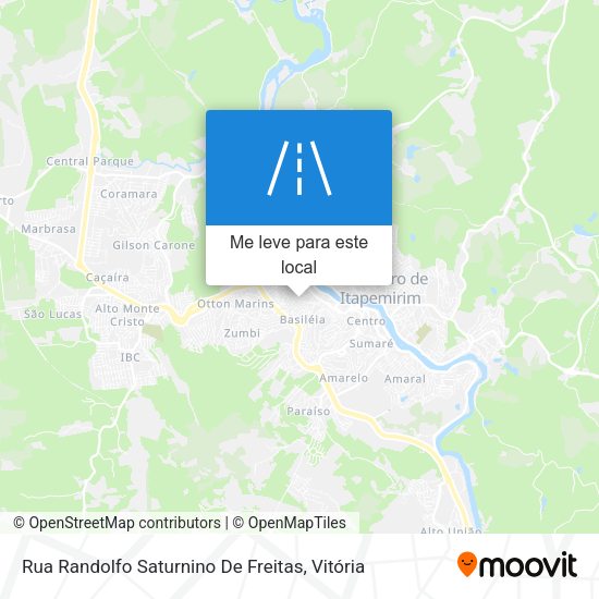 Rua Randolfo Saturnino De Freitas mapa