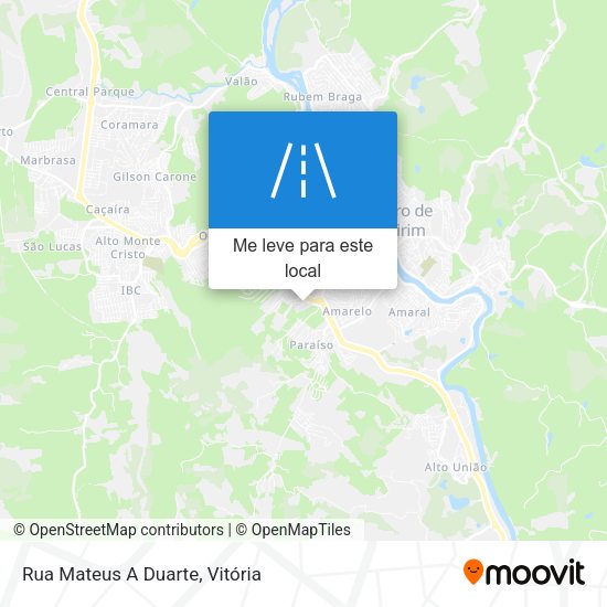 Rua Mateus A Duarte mapa