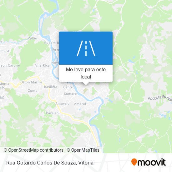 Rua Gotardo Carlos De Souza mapa