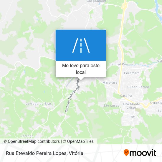 Rua Etevaldo Pereira Lopes mapa