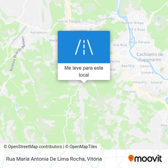 Rua Maria Antonia De Lima Rocha mapa