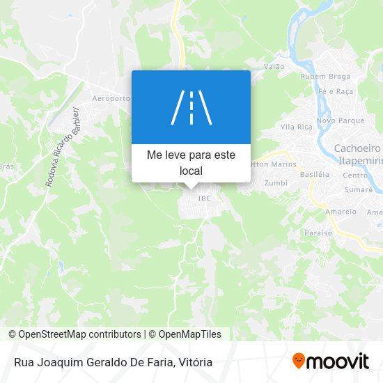 Rua Joaquim Geraldo De Faria mapa