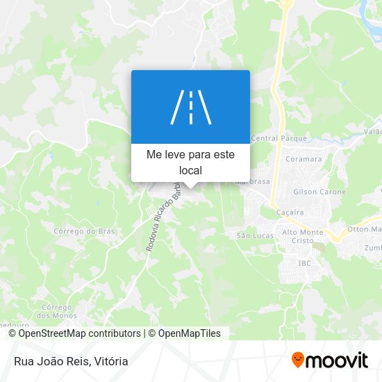 Rua João Reis mapa