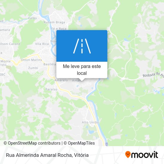 Rua Almerinda Amaral Rocha mapa