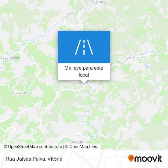 Rua Jalvas Paiva mapa