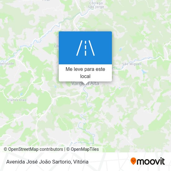 Avenida José João Sartorio mapa