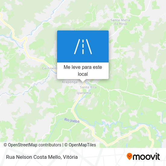 Rua Nelson Costa Mello mapa