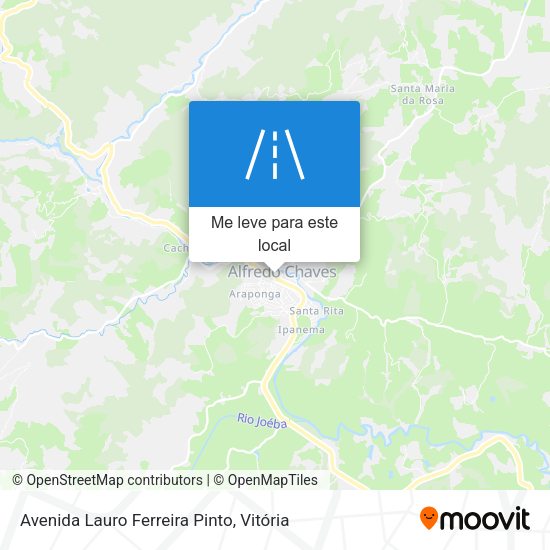 Avenida Lauro Ferreira Pinto mapa