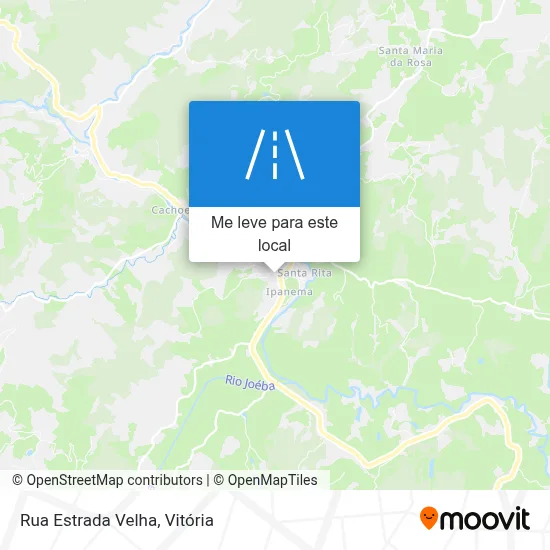 Rua Estrada Velha mapa