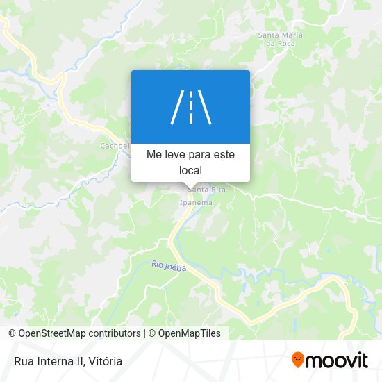 Rua Interna II mapa