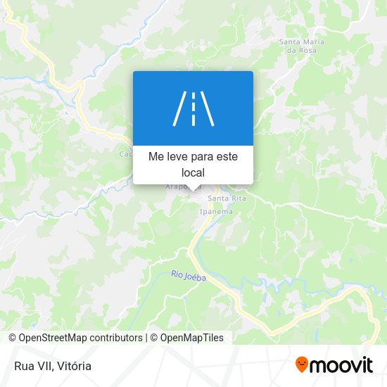 Rua VII mapa
