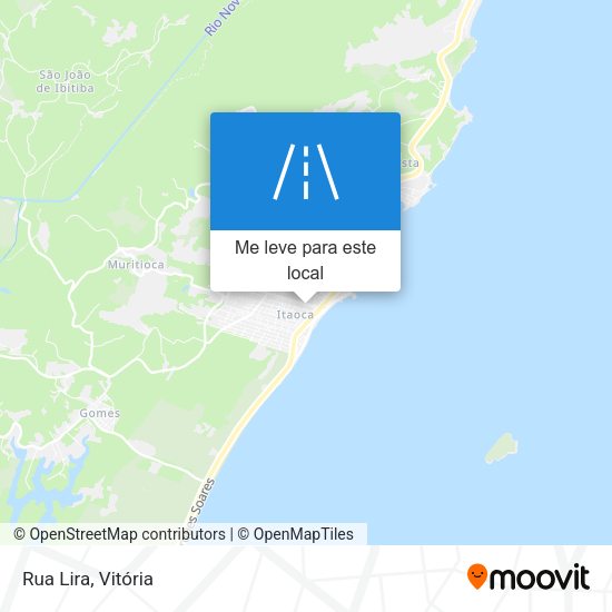 Rua Lira mapa