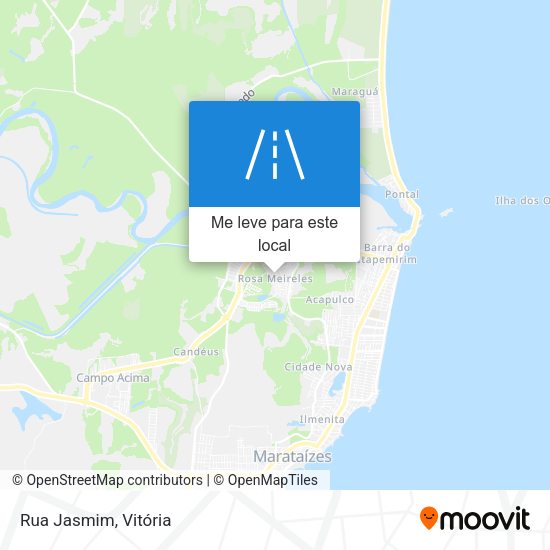 Rua Jasmim mapa
